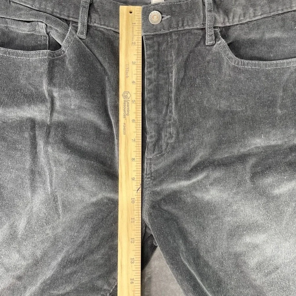 Flint and Tinder Corduroy Pants HB Athletic Tapered Fit Charcoal Gray Mens 36x32